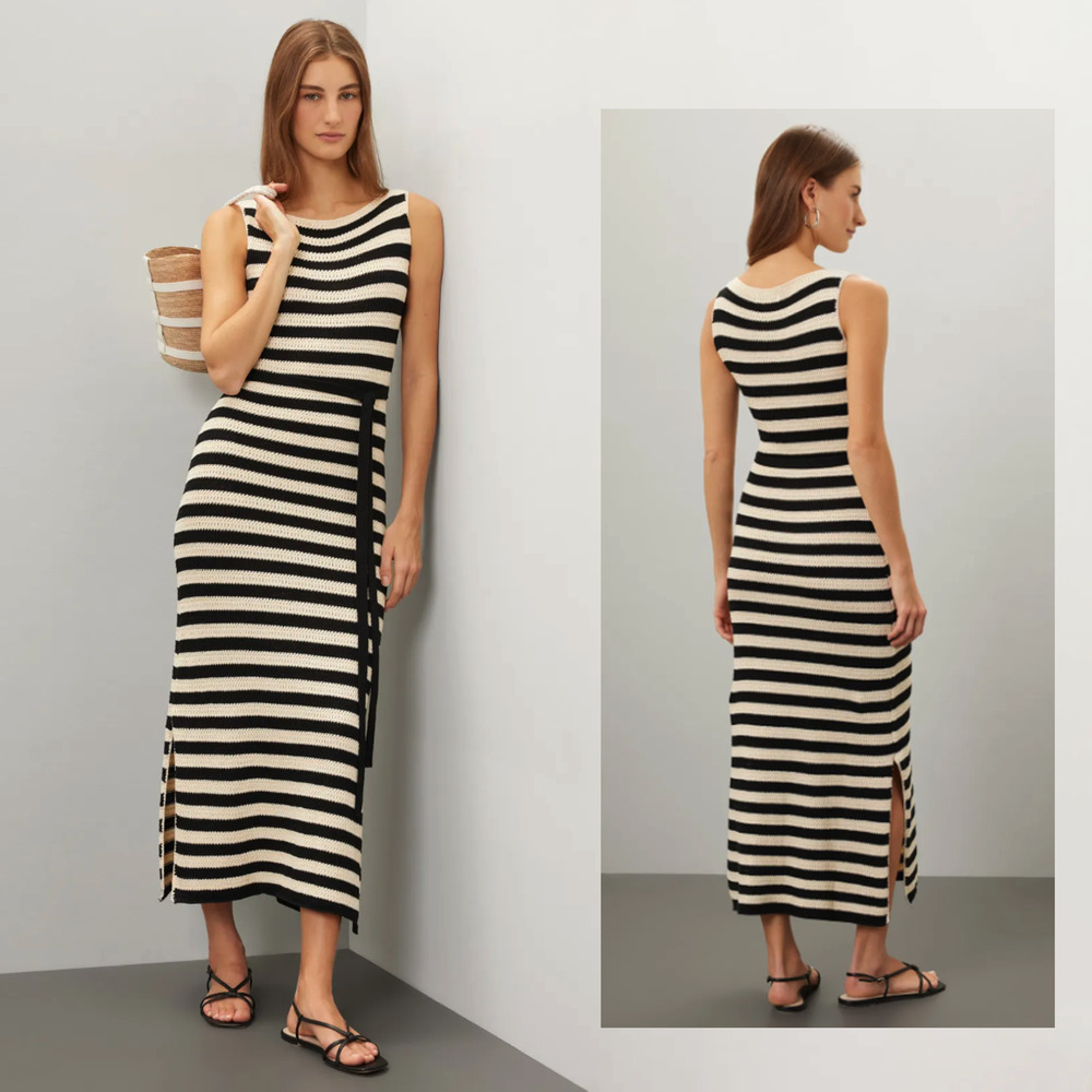 Jason Wu Collective Striped Knit Dress - Size XXL